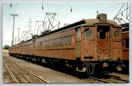 Train Penn Central MP-54&#39;s at South Amboy NJ Postcard J27 - £3.81 GBP