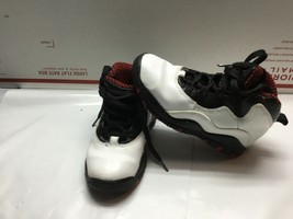 Jordan Pre-School Boys 10 Retro Fashion Sneakers 310807-100 White/Black/Red 11c - $49.45