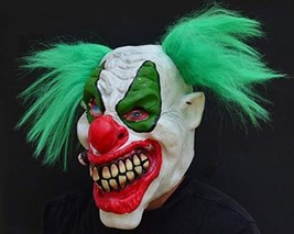 Acid Tactical Scary Creepy Halloween Clown Evil Latex Mask - Puff Puff Clown - £17.20 GBP