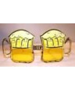 2 PAIR BEER MUG PARTY GLASSES parties supplies costumes - $177.06 MXN