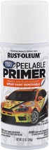 Rust-Oleum 304611 White Gloss Peel Coat Peelable Primer 12 Oz - £4.91 GBP