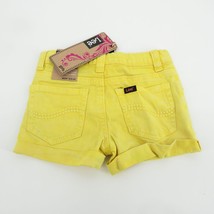 Lee Girls Citrus Yellow Adjustable Waist Shorts 6X NWT $28 - $11.88