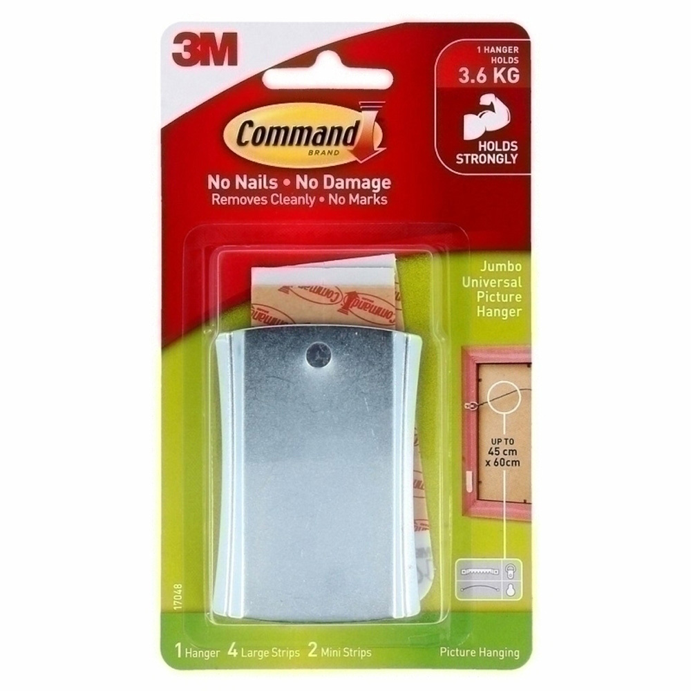 Command Jumbo Metal Universal Picture Hanger (Box of 4) - $36.59