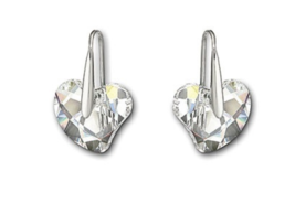 Swarovski Heart Clear Pierced Earrings # 1061838 - £62.54 GBP