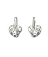 Swarovski Heart Clear Pierced Earrings # 1061838 - $79.95