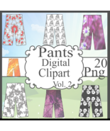 Pants Digital Clipart Vol. 2 - $37.17 MXN