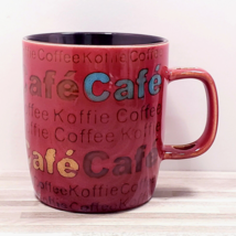 Mr. Coffee Red Coffee Café 10 oz. Ceramic Coffee Mug Cup - £11.94 GBP