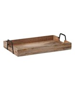 Rustic Rectangular Wooden Tray - $65.64 CAD