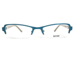 Kensie Petite Eyeglasses Frames Classy AQ Blue Beige Rectangular 49-17-130 - $46.53