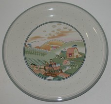 Vintage Savoir Vivre Hillsdale Farm Country Stoneware 10 7/8&quot; Dinner Plate NA601 - £14.98 GBP