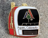 ASPEN Gondola Travel Ski Lift Resort Souvenir Vintage Lapel Hat Pin Colo... - $21.99