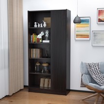 Amelia Mid-Century Faux Wood Bookcase, Walnut Finish, By Christopher Knight - £95.34 GBP