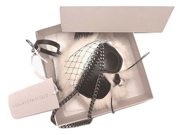 Authentic Stella McCartney Ivory Faux fur Cat Bag Charm - $285.00
