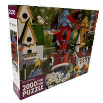 Birdhouses Puzzle Art Gallery 2000 Piece Interlocking Jigsaw By Sure-Lox Nice - $18.19