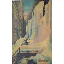 Vintage Postcard TRAIN; The Flume in Winter, White Mts NH - £7.98 GBP