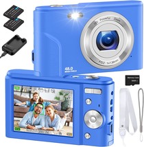Ruahetil Autofocus Fhd 1080P 48Mp Kids Vlogging Camera With 32Gb Memory Card, 2 - $46.93