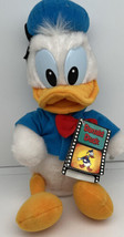 Vintage Donald Duck DisneyLand Disney World Plush Blue Suit Original Tag 10&quot; - £14.89 GBP