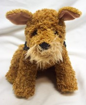 Douglas Soft Brown &amp; Black Terrier Puppy Dog 9&quot; Plush Stuffed Animal Toy - £15.64 GBP