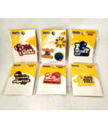 M&amp;M’s Chocolate Pin Lot of 6 Collectible Lapel Pins - New In Pack One Li... - $63.36