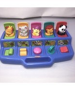 Vintage 1995 Playskool Poppin Pals Pop Up Jungle Zoo Animals Baby Toddle... - $41.58
