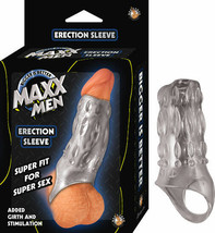 Maxx Men Erection Sleeve Cock Sleeve Girth Enhancer Ring - £14.87 GBP