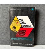 The Last Gamble Harold Q. Masur Paperback Book 1958 A Scott Jordan Myste... - $264.12 MXN