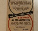 1957 Leopold Rifle Scopes Vintage Print Ad Advertisement pa19 - £10.27 GBP
