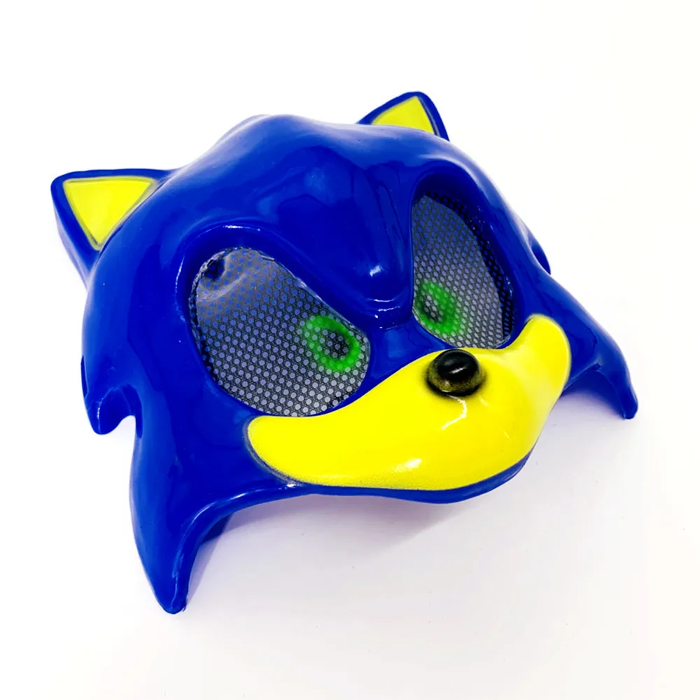 Play Anime Super Sonic Figure Model Mask The Hedgehog Shadow Masks CosPlay Costu - £23.17 GBP