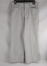 Dockers Women&#39;s Cream/Beige Stretch Wide Leg Dress Pants Size 8P - $14.84