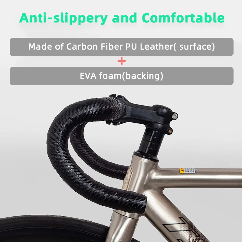 Sporting Road Bike Handlebar Tape Breathable Anti-slip,Bicycle Handlebar Tape PU - £23.90 GBP