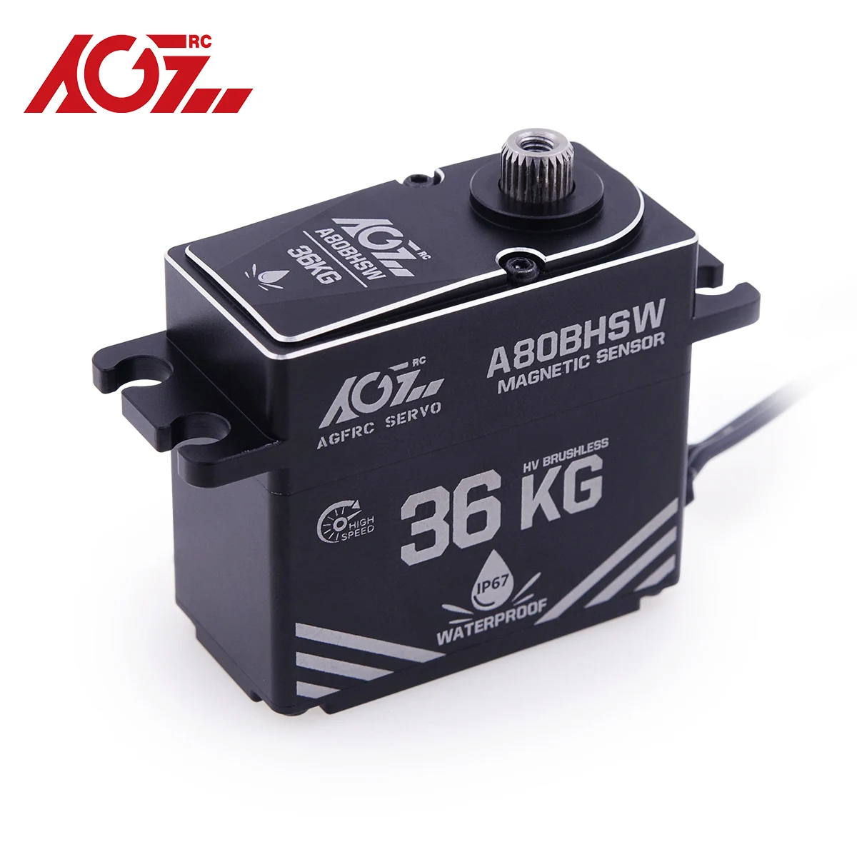 Special Offer -AGFRC A80BHSW HV 36KG Torque 0.071Sec Waterproof IP67 Brushless - £124.77 GBP