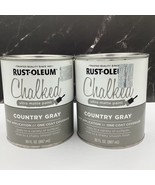 Rust-Oleum 30 FL OZ Matte Finish Country Gray Chalk Paint (2-PACK) - $67.90 CAD