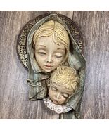 Vintage Madonna And Child Jesus Italy Wall Plaque - €14,75 EUR