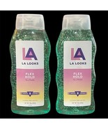 LA Looks Flex Hold Hair Gel Hold Level 8 Green 20 oz Alcohol Free Lot Of... - $1,272.48 MXN