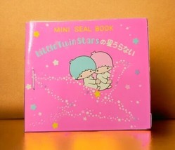 Vintage Sanrio 1976 Little Twin Stars Mini Seal Book Complete Unused - $48.49