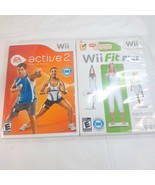 Nintendo Wii EA Active 2 &amp; Wii fit plus video game set EA Sports - $10.00