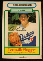 Vintage 1980&#39;s Louisville Slugger Orel Hershiser Bat Glove Tag Card Version #2 - £14.91 GBP