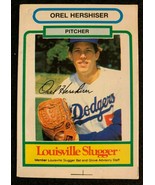 Vintage 1980&#39;s Louisville Slugger Orel Hershiser Bat Glove Tag Card Vers... - £14.62 GBP