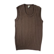 VTG Drummond Wintuk Orlon Acrylic Sweater Vest Brown Ribbed Knit Unisex ... - $54.40