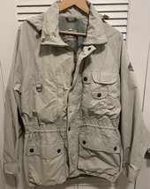 Fjallraven Men’s Y2K Reporter Hooded Cargo Multi Pocket Beige Jacket Size M - £157.77 GBP