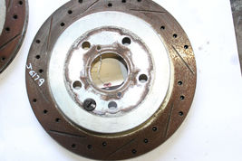 2006-2013 LEXUS IS350 RWD REAR ROTOR DRILLED SLOTTED SET LEFT & RIGHT SIDE J6179 image 2
