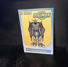 Digimon BlackWarGreymon ID 311 Non Holo , Trading Card - £23.18 GBP