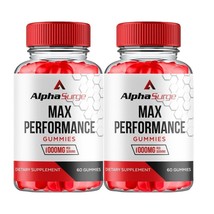 2-Pack Alpha Surge for Men, AlphaSurge Gummies for Male Performance -120 Gummies - £24.31 GBP