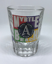 MYRTLE BEACH Official All Star Cafe Large Thick Shot Glass Bar Shooter S... - $6.99
