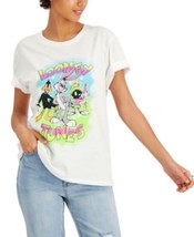 MSRP $24 Love Tribe Juniors&#39; Looney Tunes-Graphic T-Shirt Size XL (STAINED) - £5.02 GBP