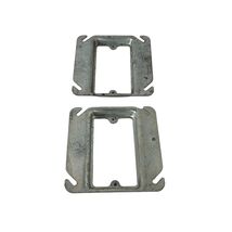 Vtg Raco Lot of 2 Mounting Bracket Metal 3.8 CU.IN. Electrical Steam Pun... - $20.47