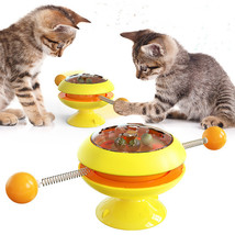 Rotatable Cat Toys Supplies With Catnip Interactive Training Toys For Cats Kitte - £12.87 GBP