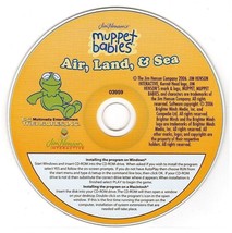 Muppet Babies Air, Land &amp; Sea (Ages 2-5) (PC-CD, 2006) Windows -NEW CD in SLEEVE - £3.15 GBP