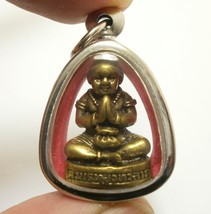 Guman kuman thong gumantong boy LP Nane magic spirit Thai amulet pendant good lu - £37.56 GBP