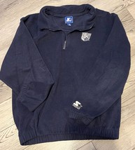 Vtg Penn State Nittany Lions Starter Pullover Sweatshirt Zipper Collar SZ L - £15.40 GBP